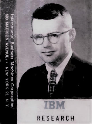 IBM Researcher Dr. William B. Pennebaker in 1962